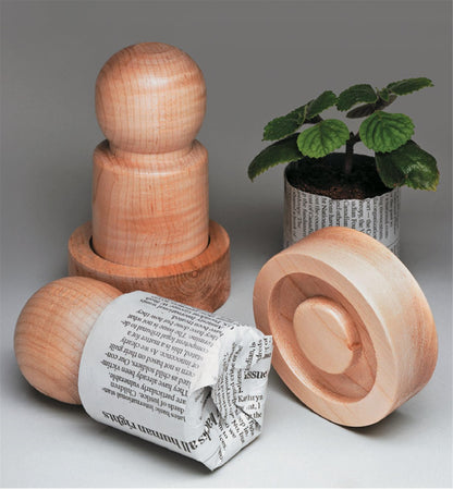 🌱 EcoPress Paper Seedling Pot Maker – Turn Newspaper Into Starter Pots